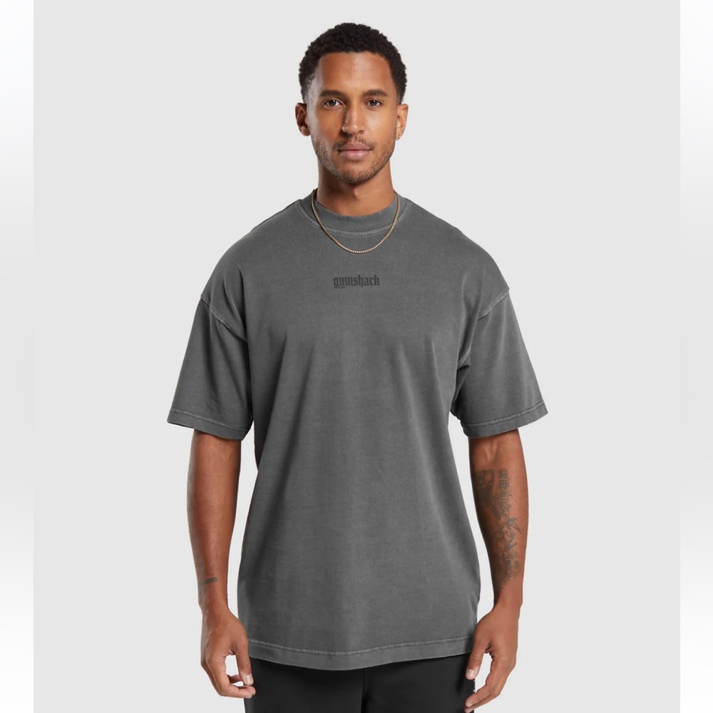 Gymshark Rest Day Heavyweight T-Shirt M Gray